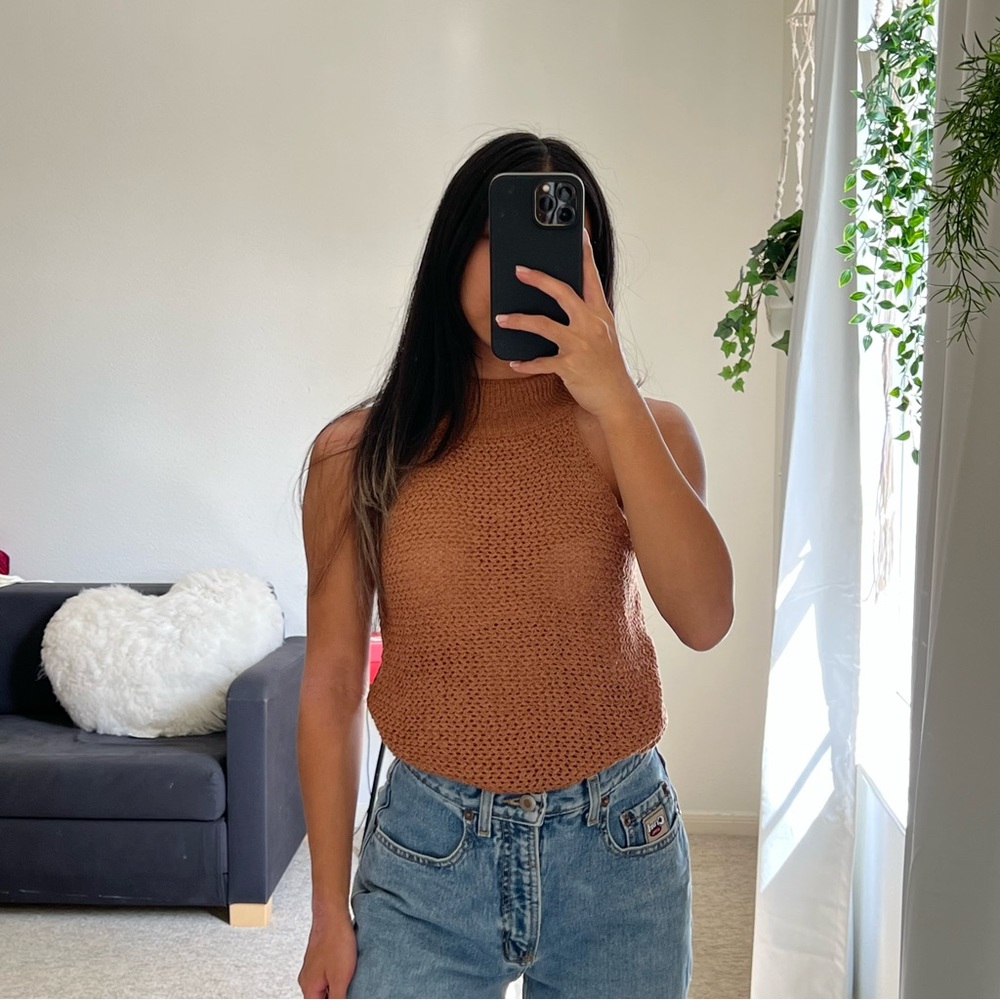 Lulus Knit Mock Neck Shirt 🤍